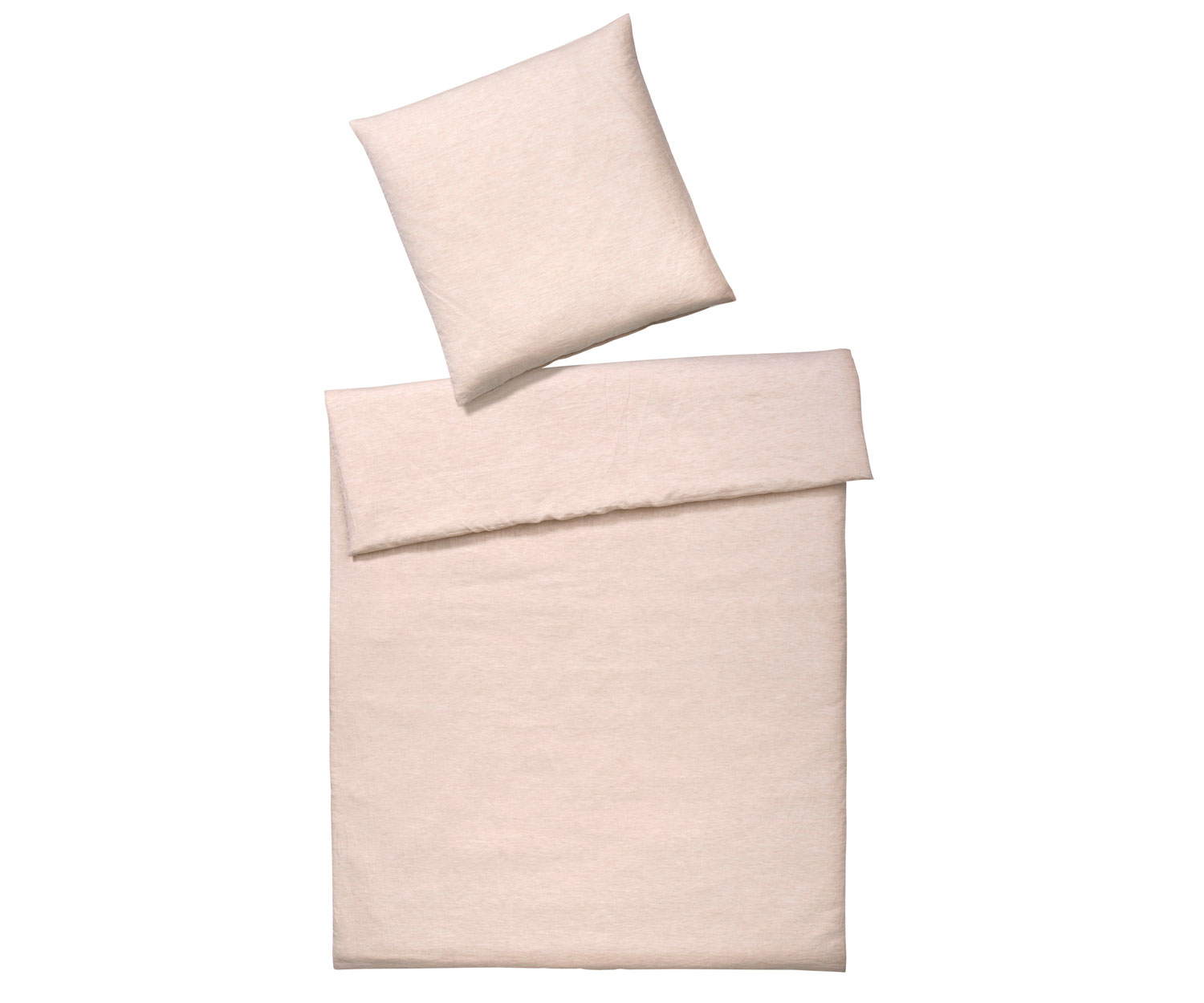 Elegante BREEZE Bettwäsche Halbleinen - aprikot