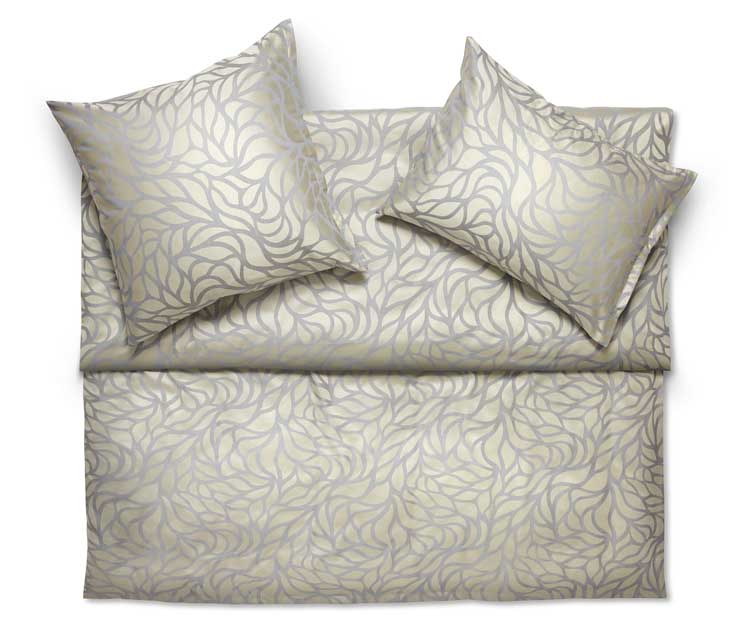 Schlossberg Bettwäsche RAMI BEIGE - Jacquard Deluxe