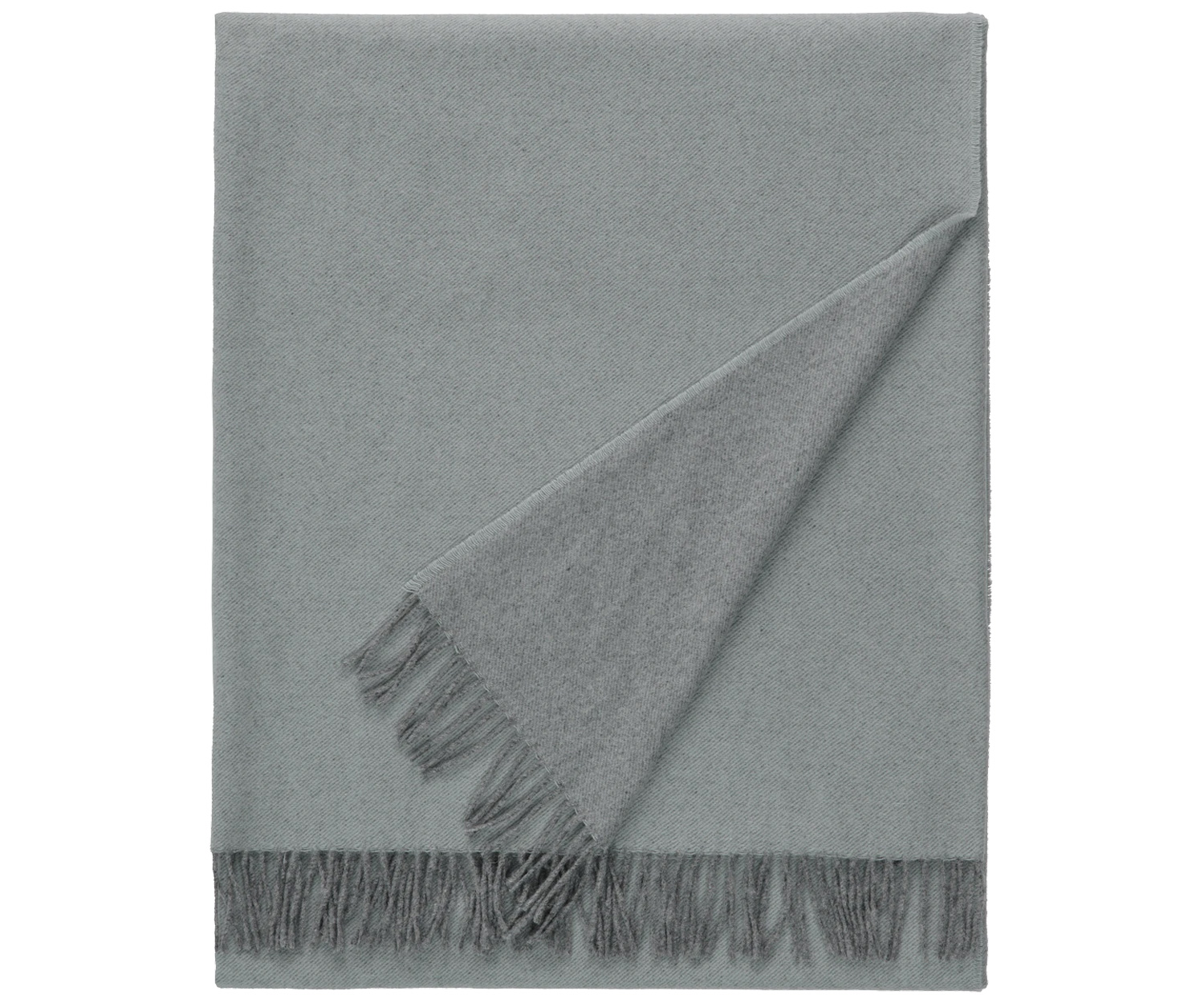 Fischbacher Kaschmirplaid ASPEN col. 449 türkis/grau