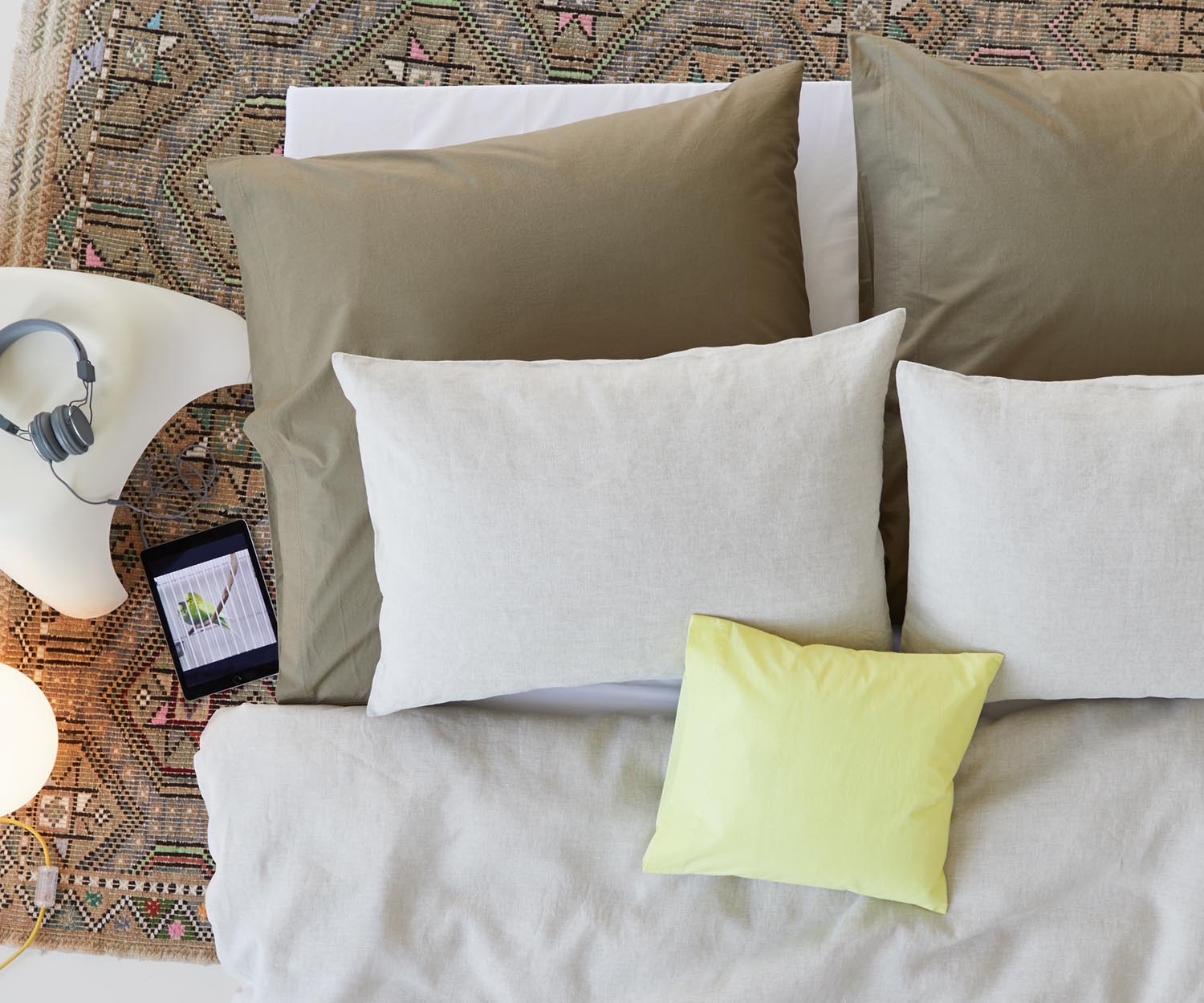 Six_Mileu_Quer DECODE by Luiz Bettwäsche SIX - Leinen