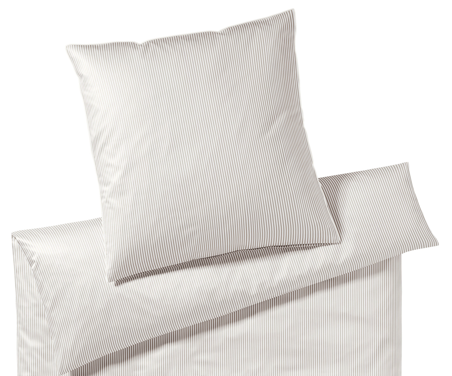 Elegante Hamburger Streifen Bettwäsche 2460-7 sand
