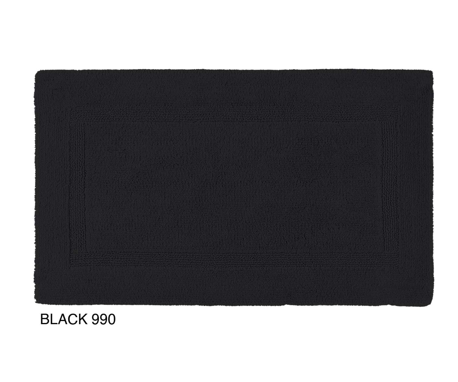 Abyss REVERSIBLE Badteppich col. 990 black