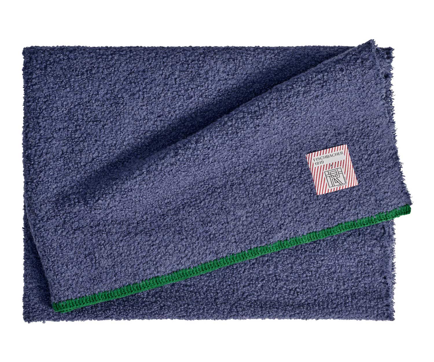 Fischbacher 1819 Plaid MÖNCH 611 blau