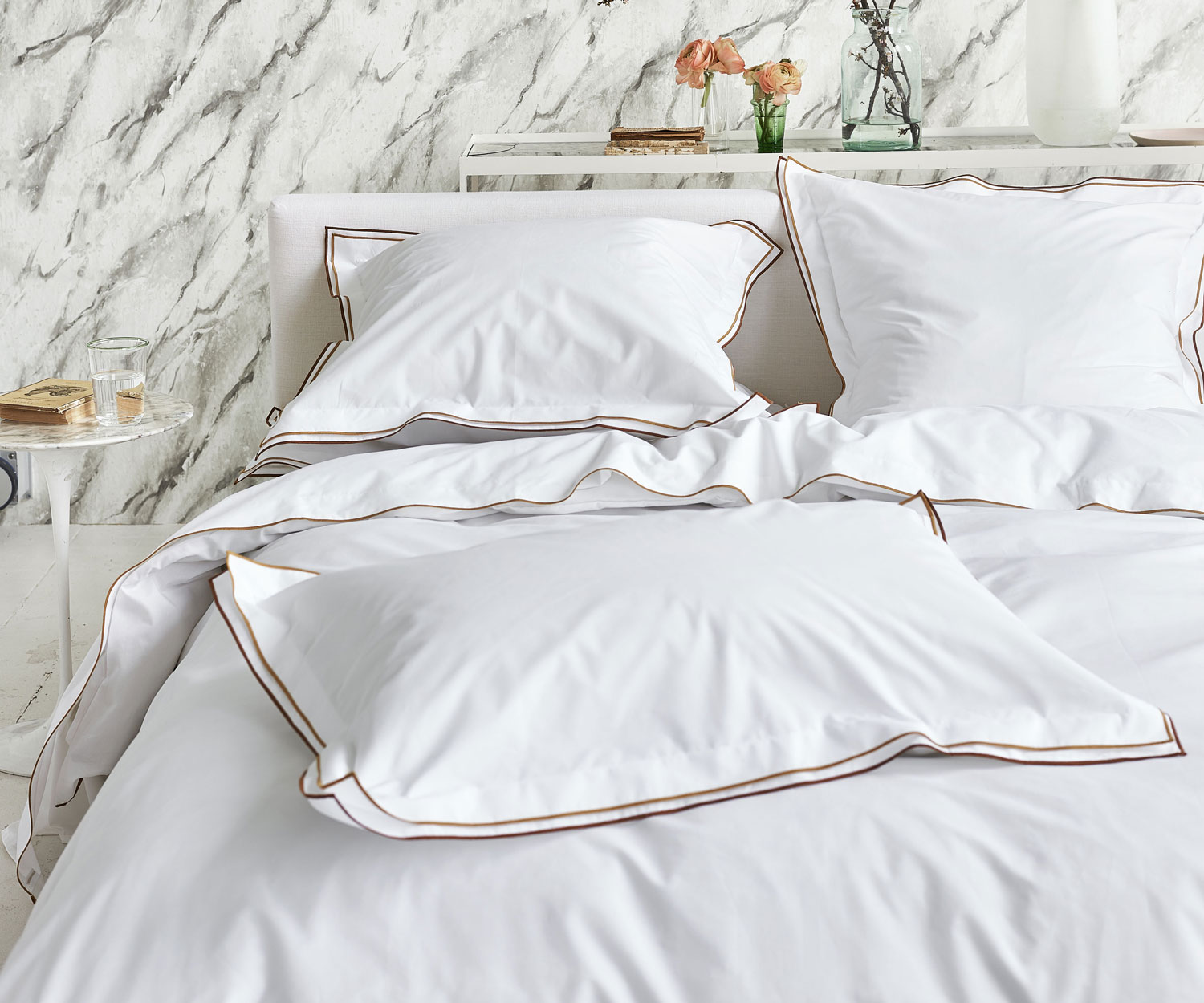 Designers Guild ASTOR Bettwäsche - Chestnut & Ochre