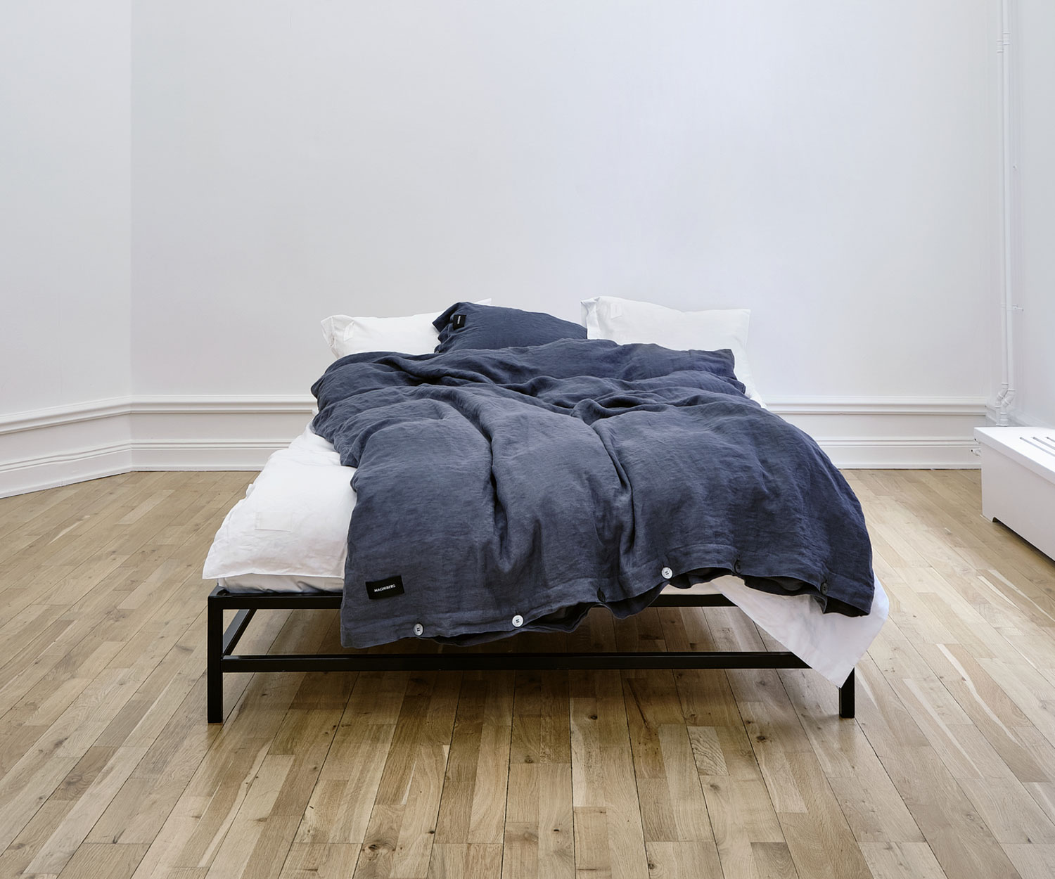 Magniberg MOTHER LINEN Bettwäsche col. Bluish Grey
