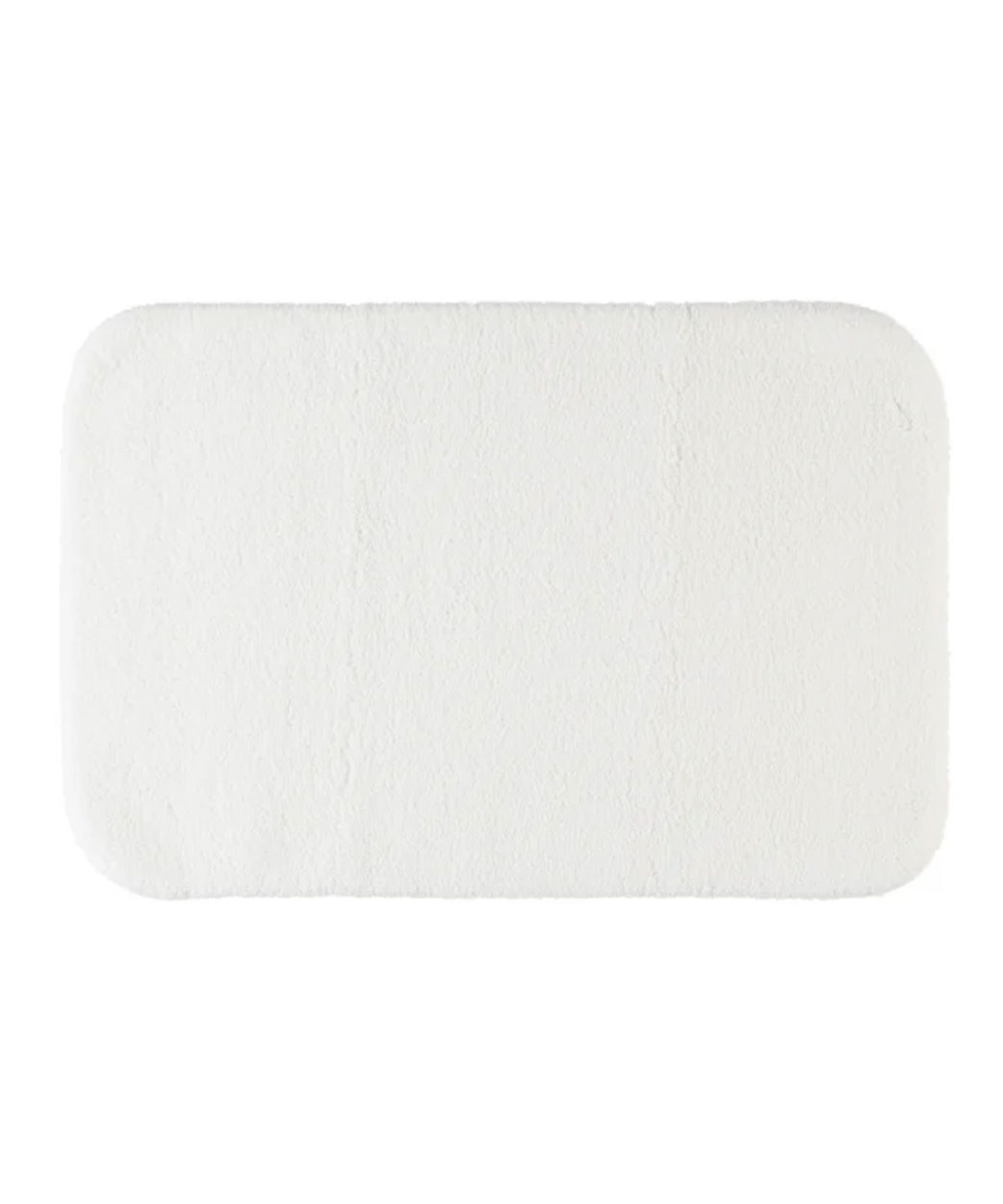 Rhomtuft Badteppich Compact weiss 20 cm hoch mit abgerundeten Ecken
