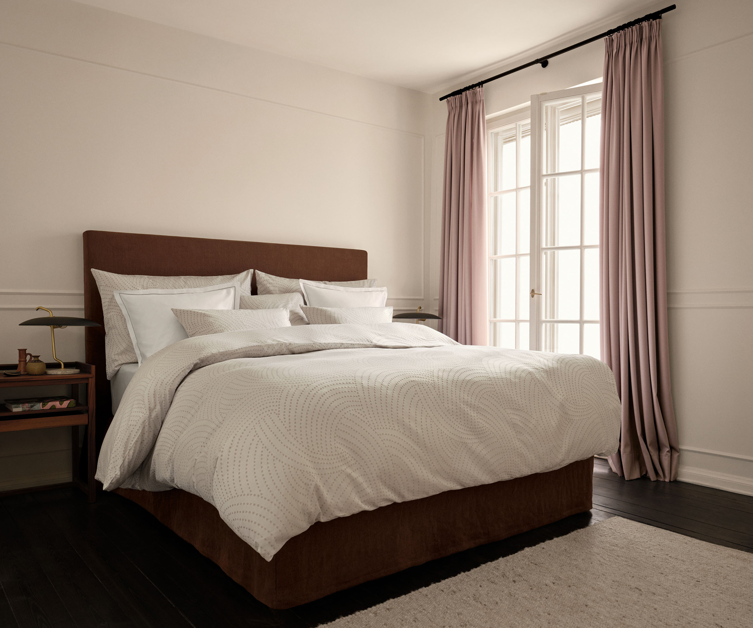Schlossberg Bettwäsche YAEL beige Jacquard Deluxe