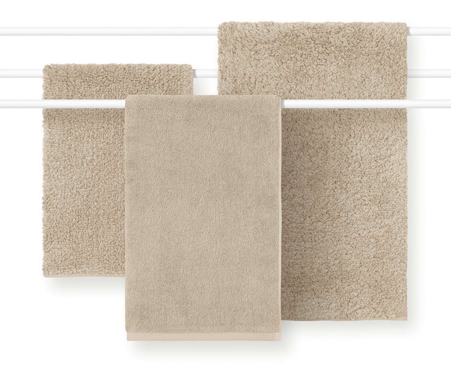 Schlossberg Badteppiche COSHMERE GOTS col. sand