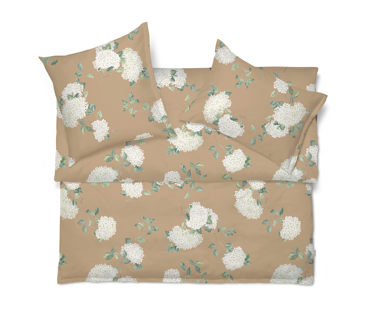 Schlossberg HORTENSIA miel Satin – Opulente Blütenpracht für stilvolle Nächte