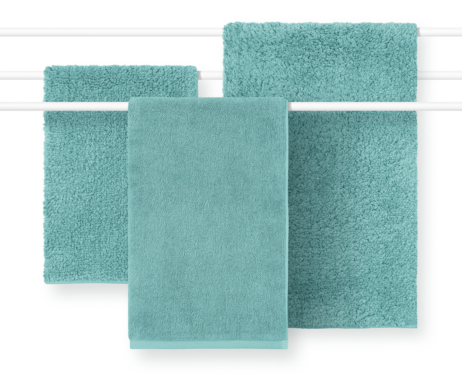 Schlossberg Badteppiche COSHMERE GOTS col. turquoise