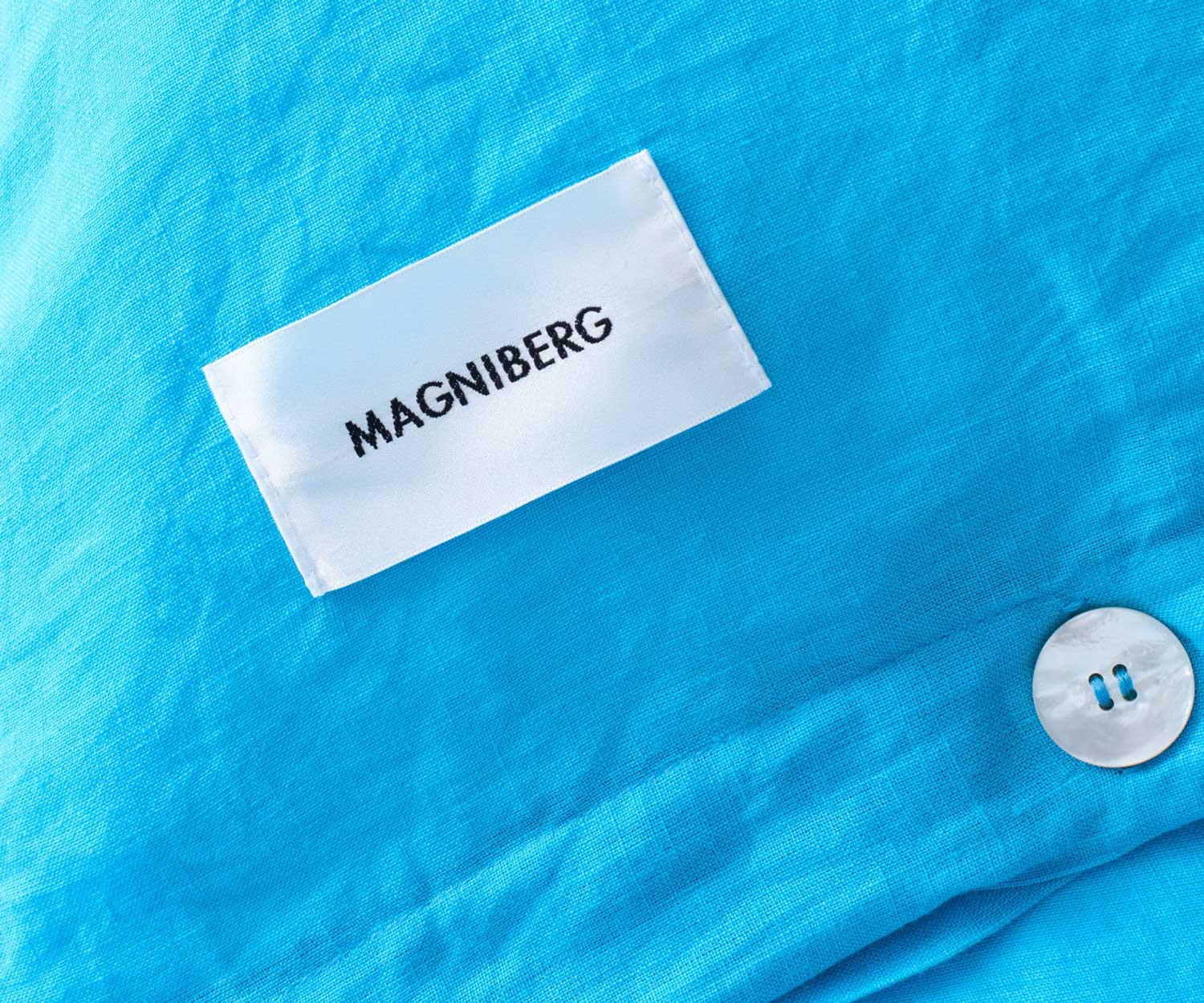 Magniberg MOTHER LINEN col. Dance Blue - Detail