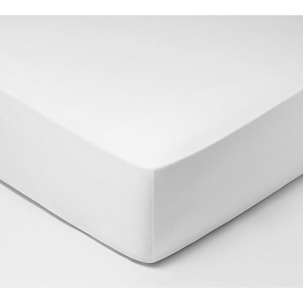 Decode Spannlaken Standard - Satin weiss