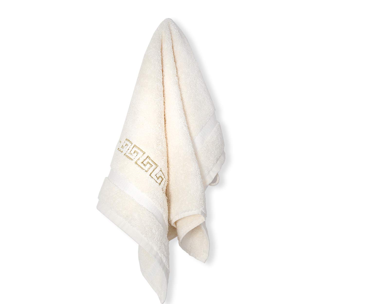 MA-ANDER-PRINCESS_8 Princess Mäander Handtuch - natur/gold