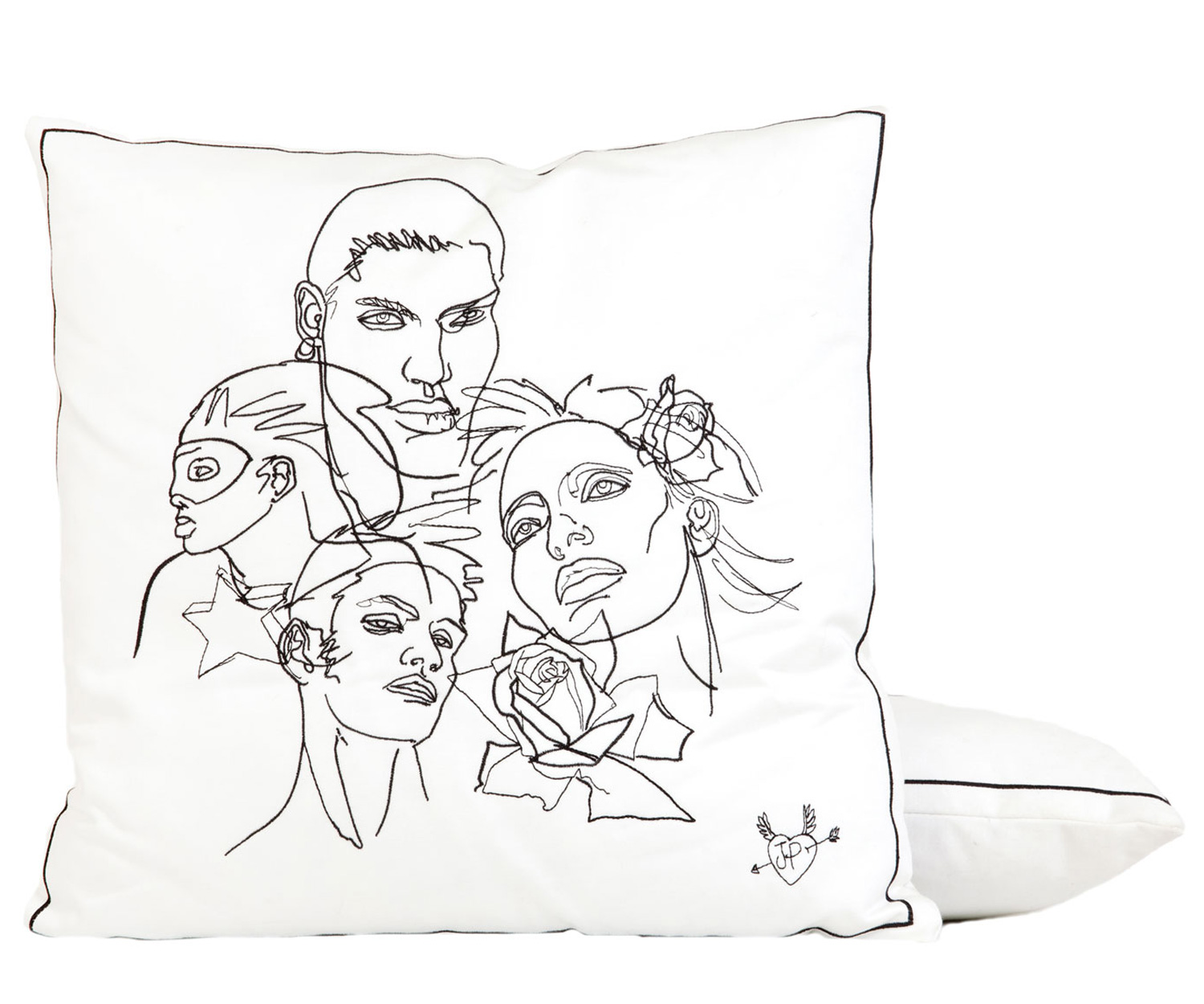 Gaultier AMITIES BLANC Dekokissen