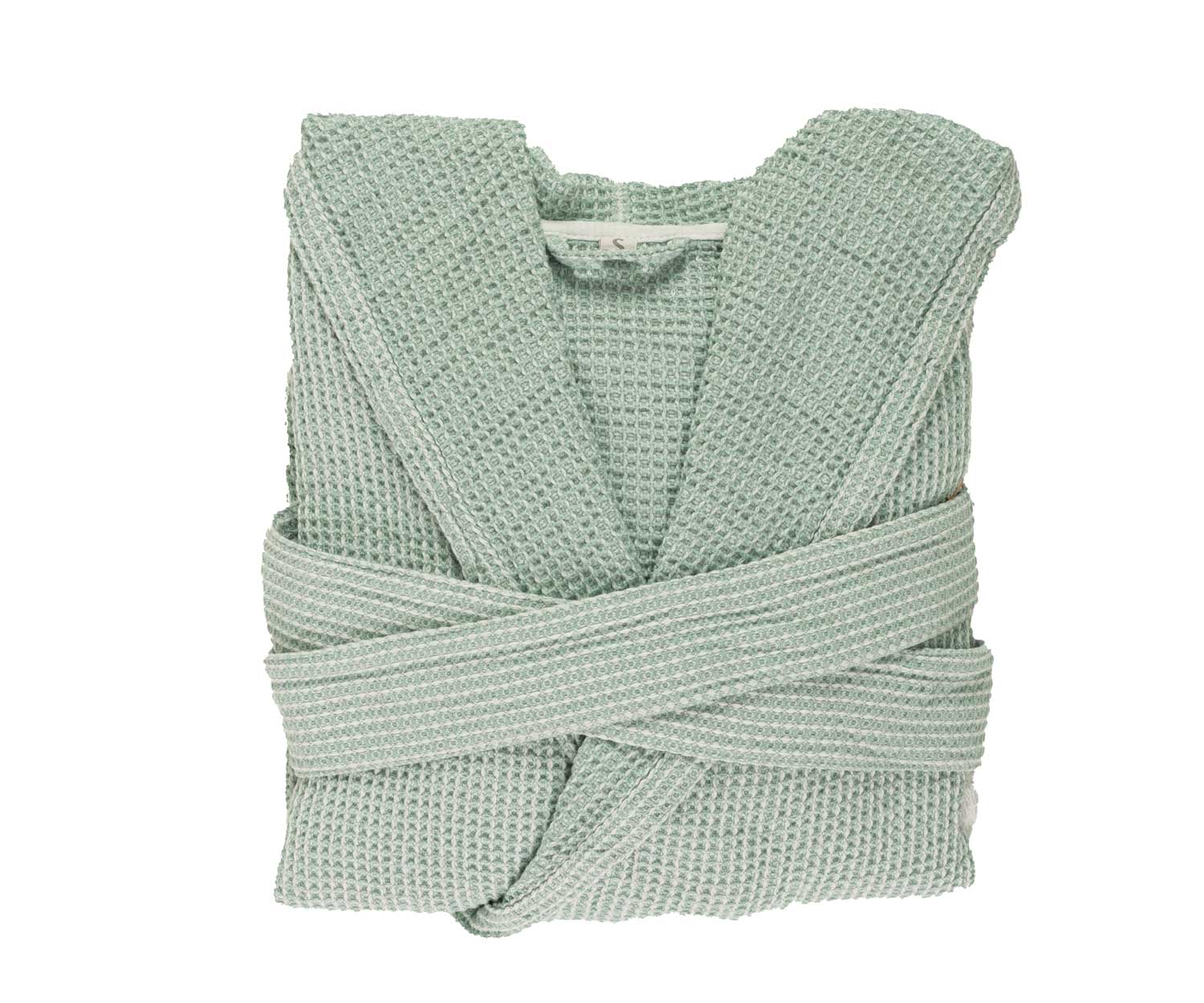 Abyss_Bademantel_BEES_aqua-210 Abyss BEES Bademantel mit Kapuze 210 aqua