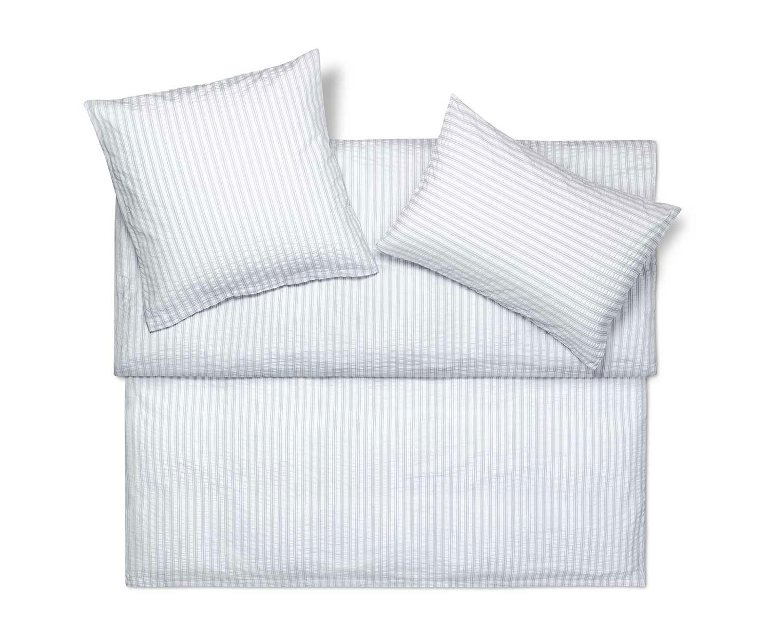 Schlossberg_Bettwaesche_Dean_Gris Schlossberg DEAN GRIS Bettwäsche - Seersucker
