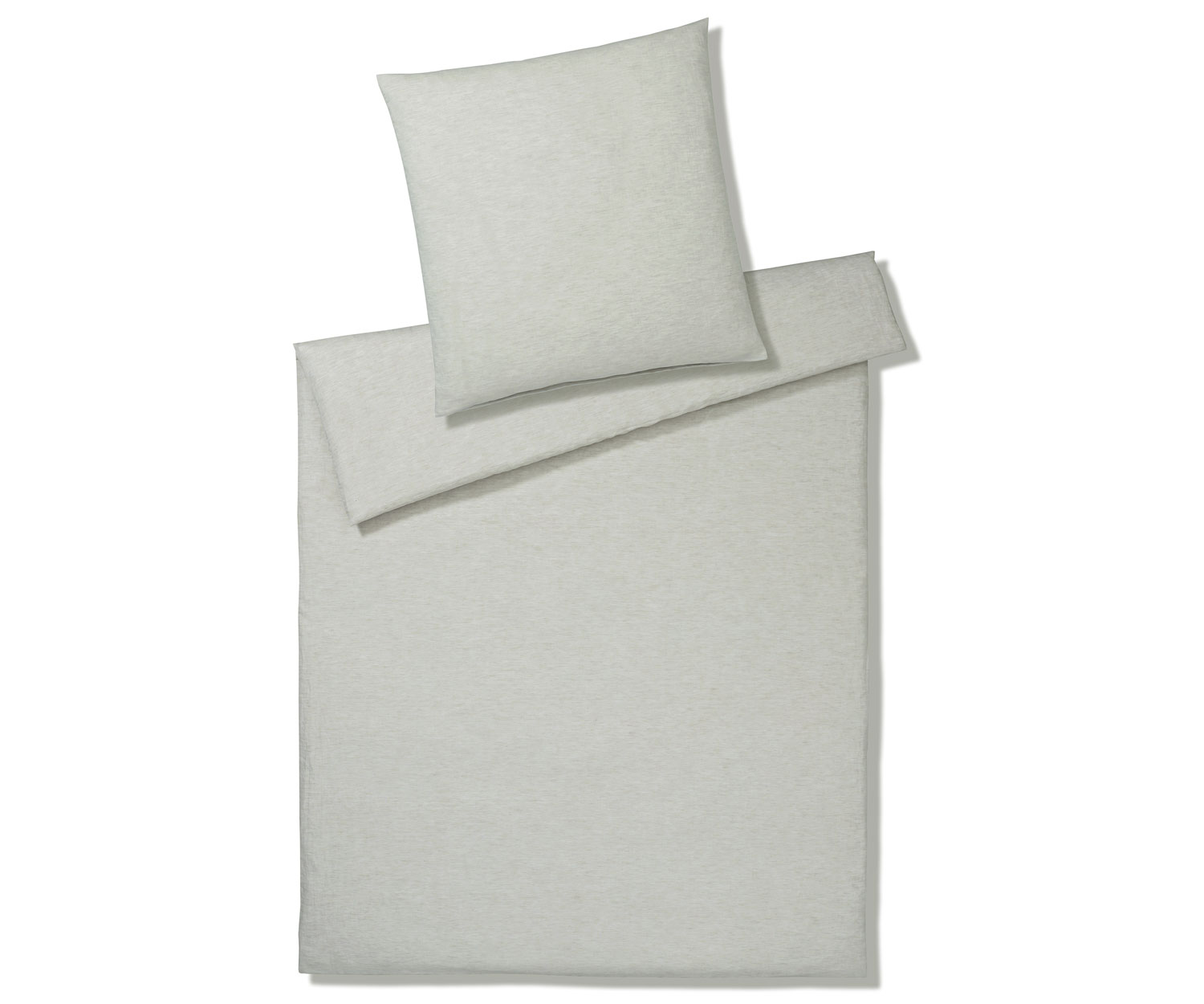Elegante BREEZE Bettwäsche Halbleinen - kreide
