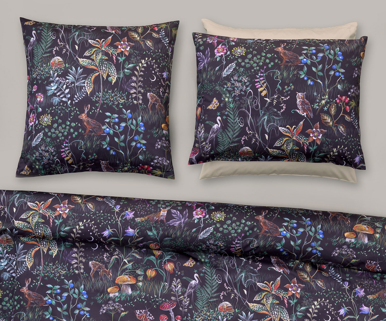 Fischbacher-Bettwaesche_E16_268_Magic_Forest Fischbacher Bettwäsche MAGIC FOREST Satin