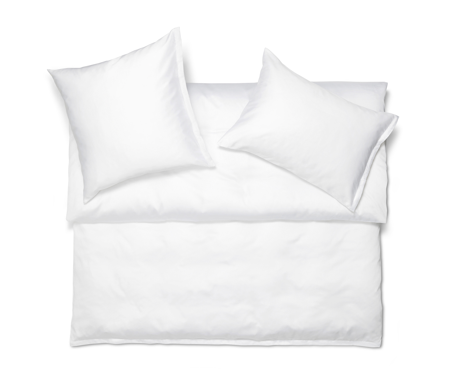 Schlossberg SATIN UNI Bettwäsche - col. blanc